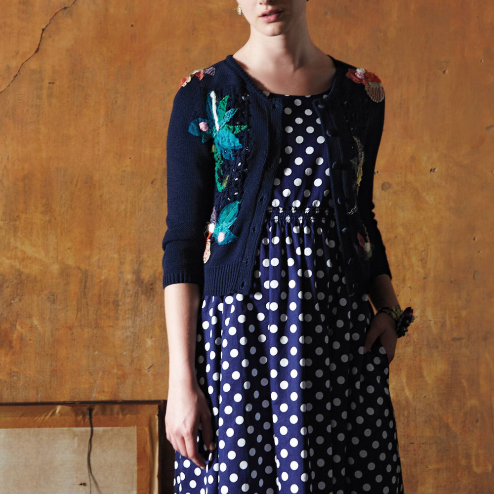 Anthropologie Dixie Dot Dress
